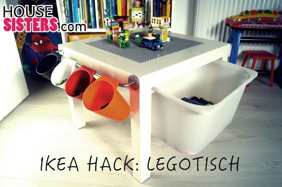 HouseSisters Hack - DIY: IKEA Kinderzimmer Hack aus dem IKEA LACK Tisch wurde ei...