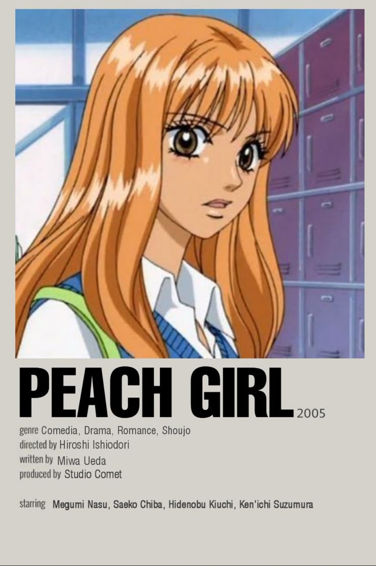 Peach girl minimalist anime poster | Anime films, Anime reccomendations, Anime printables