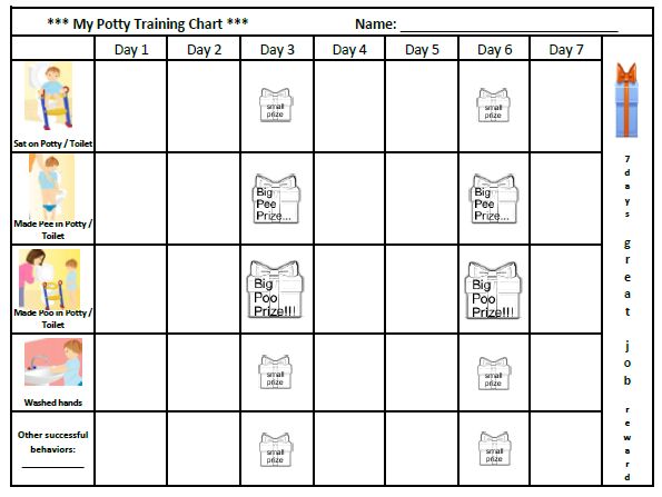 reward sheet template