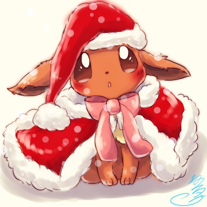 Tis the season to wear your festive best—Eevee and its Evolutions