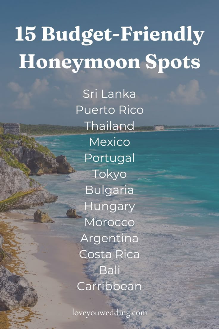15+ Best Honeymoon Destinations on a Budget (Ultimate Guide & Top Picks) Honeymoon