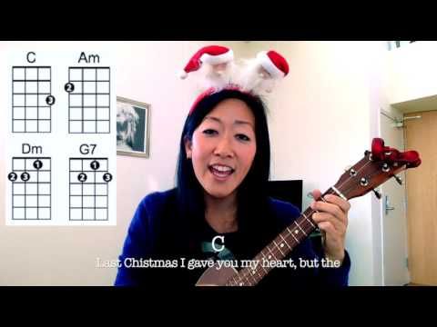 last christmas wham easy holiday ukulele play along lyrics last christmas wham