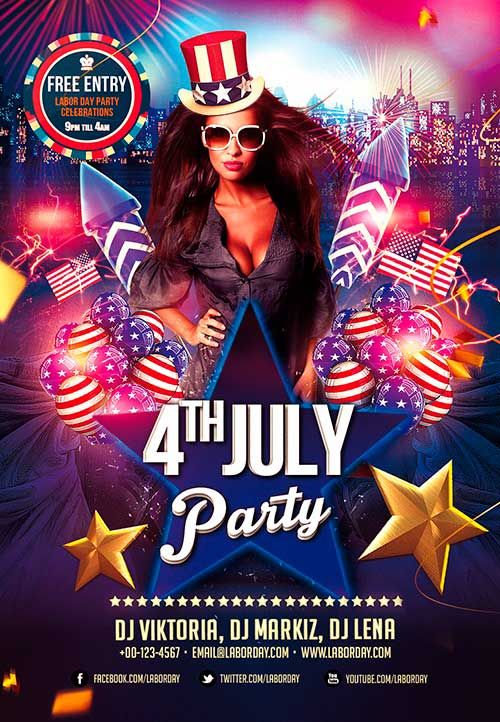 4th of july flyer template kays makehauk co free labor day flyer templates