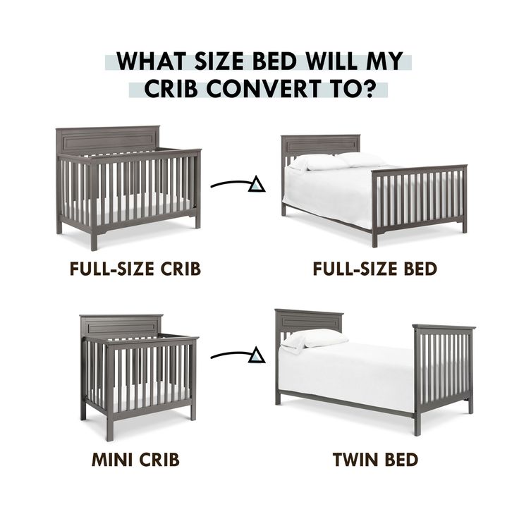 Baby Twin Full Size Bed Conversion Kit In 2021 Mattress Cribs Baby Twin Full Size Bed Conversion, How To Convert Mini Crib Twin Bed
