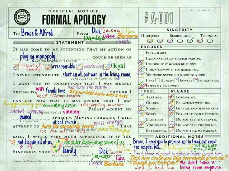 Submitted by- Anonymous Bats Pinterest Anonymous, Marvel dc - apology letter to family Submitted by- Anonymous Bats Pinterest Anonymous, Marvel dc - apology letter to family