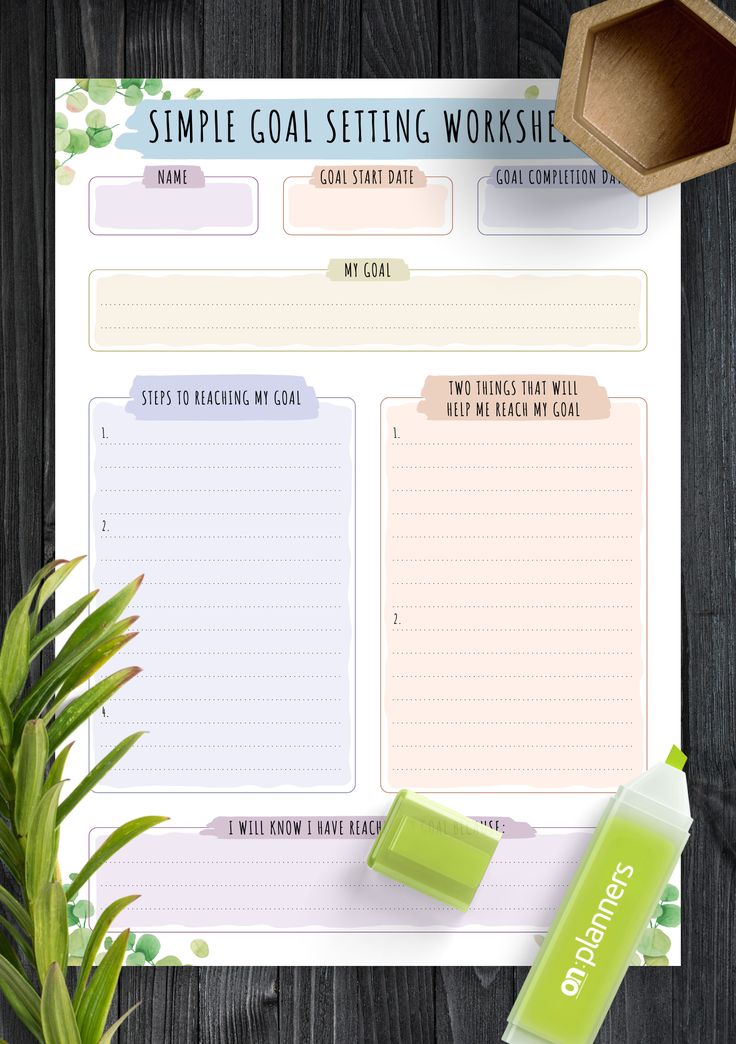 Sections available in this template: Name Goal Start Date Goal Sections available in this template: Name Goal Start Date Goal