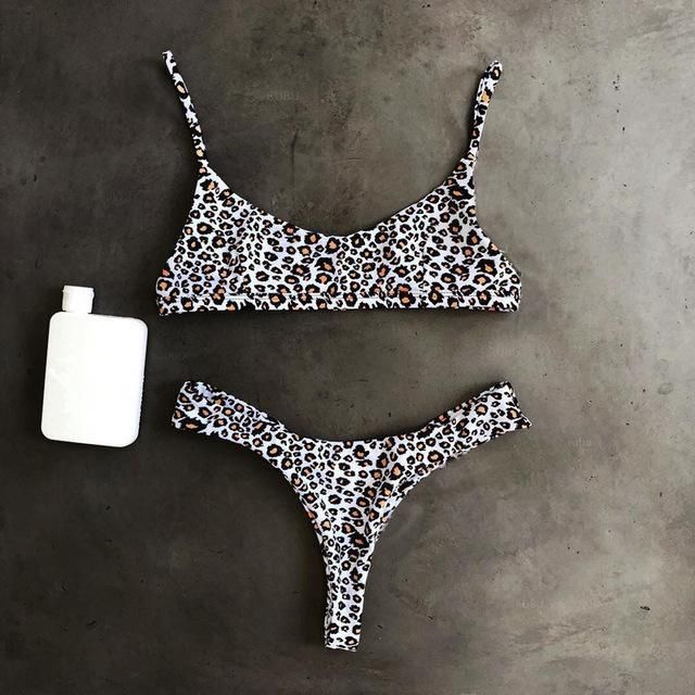 Bikini 2018 Swimwear Women Solid Colour Brazilian Bikini Set Biquini Swimsuit Ma...
