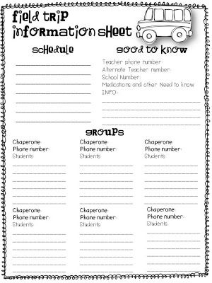 9 best form images on Pinterest Daycare forms, Field trip - trip report template 9 best form images on Pinterest Daycare forms, Field trip - trip report template