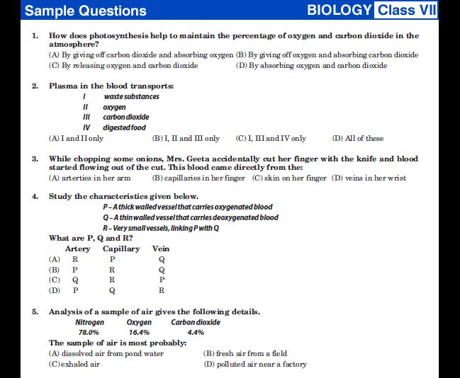National science talent search examination (NSTSE) Sample paper - sample paper National science talent search examination (NSTSE) Sample paper - sample paper