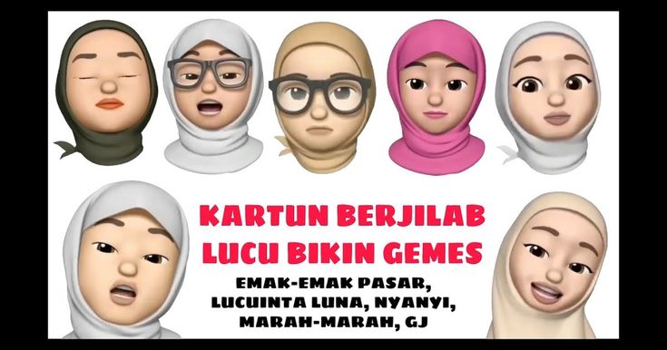Gambar Kartun Berhijab Lucu Baru Kartun Berjilbab Lucu Bikin Gemes