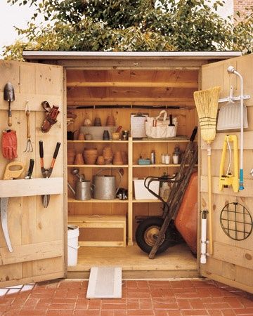 34 Best Garden Sheds Images On Pinterest Gardening Get Your Storage Shed Organized For A Productive Summer Water Salvage Tank Could Be Above This Gardening Tool