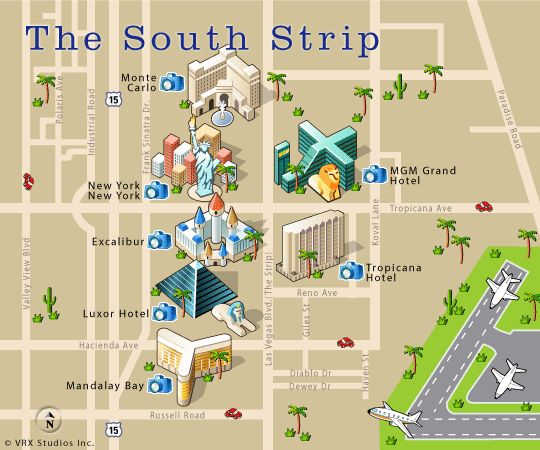 Vegas casino map 2008 how to get a casino host