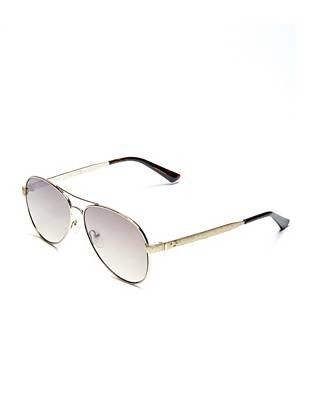 Guess Aviator Sunglasses Gold Guess Aviator Sunglasses Gold