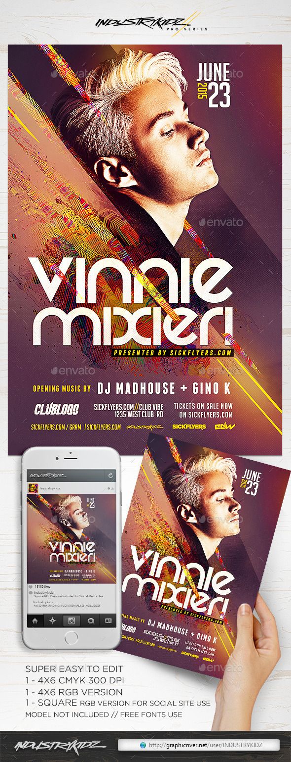 flyer for parties