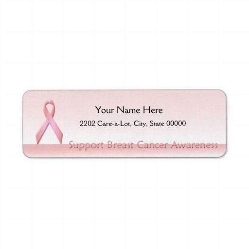 21 best Breast Cancer Return Address Labels images on Pinterest - sample return address label 21 best Breast Cancer Return Address Labels images on Pinterest - sample return address label