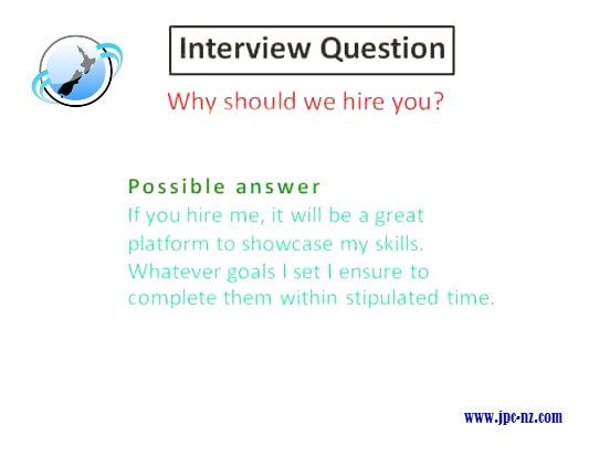 why should we hire you interview question possible answer why should i hire you answers