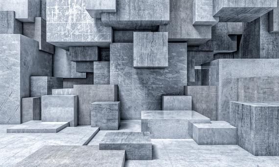 Concrete Wall Design Monochrome Mode Cement Concrete Peel Etsy In 2020 Wall Design Removable Wallpaper Concrete Wall