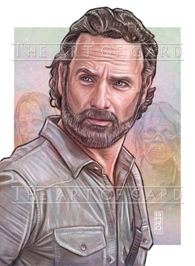 Rick Grimes The Walking Dead The Art Of Gard Rickgrimes