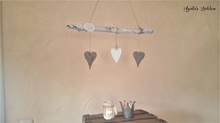 Fensterschmuck Deko Klein Dekoration Chabby Chic Weiß Vögel Holz Fensterschmuck Deko Klein Dekoration Chabby Chic Weiß Vögel Holz