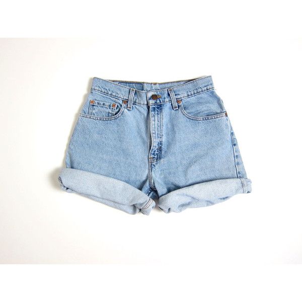 Vintage LEVIS jean shorts 90s Light Wash Blue denim shorts Grunge 特別訳あり特価 independent デニム 90s デニム/ジーンズ