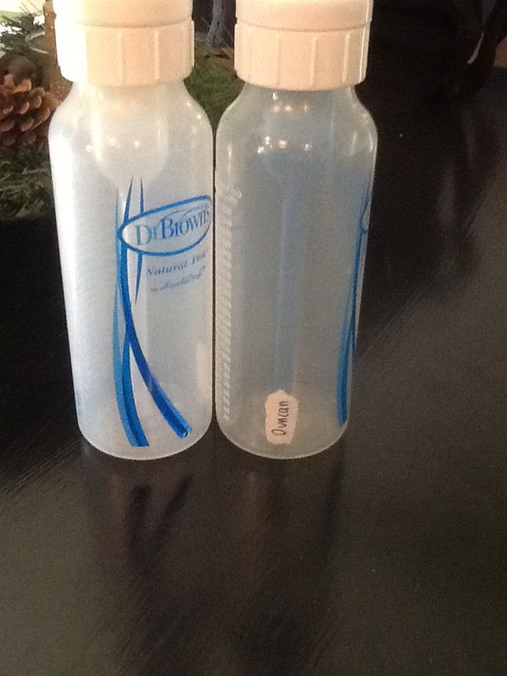 How to labeled bottles for daycare