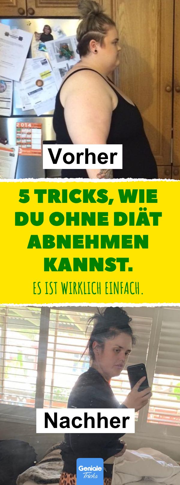 5 Tricks, wie du ohne Diät abnehmen kannst. Es ist wirklich einfach. Mit diesen...