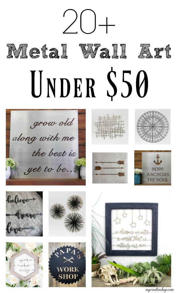 20 Metal Wall Art Under 50 My Creative Days Posts Pinterest 20 Metal Wall Art Under 50 My Creative Days Posts Pinterest And Diy