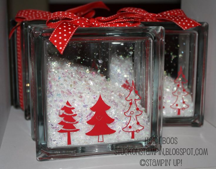 Glass Block Craft Ideas For Christmas Part - 22: Stuck On Stampinu0027: Craft Bazaar Round-Up 2011. Christmas Glass BlocksChristmas ...