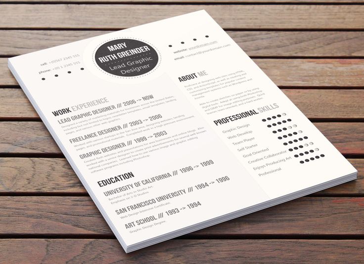 8 best Modern Resume Designs images on Pinterest Resume design