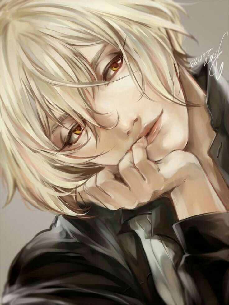 Anime guys with blonde hair