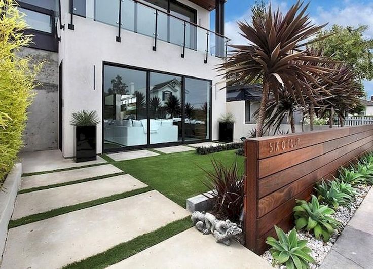 Gorgeous Front Yard Garden Landscaping Ideas (40) | duplex | Modern