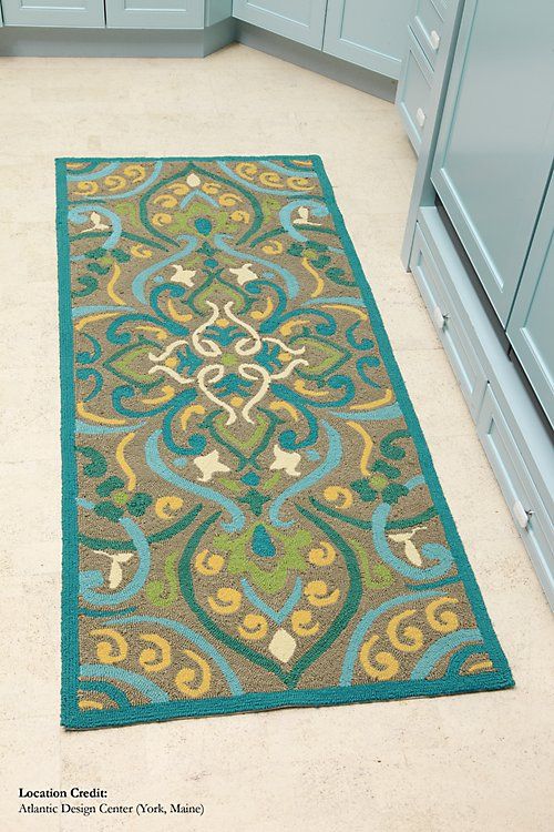 170 Best Rugs Outdoors Kitchens Laundry Rooms Images On Morocco Colorspree Rug In Aqua Fl Pattern Outdoor Rugs Handmade Area