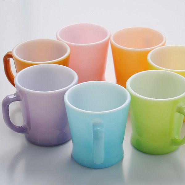 372 Best Not Just Pyrex Mid Century Milk Gl Images On Ooooh If I Could Find A Purple Pyrex Coffee Cup Would Be Over The Moon