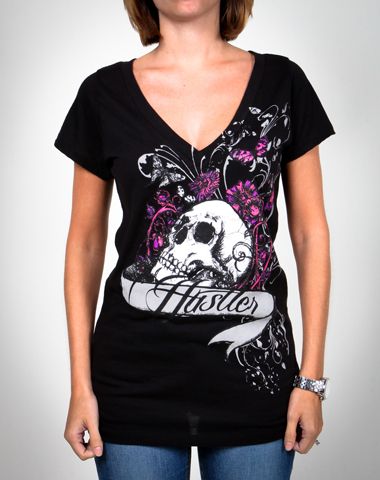 Black women jack off video Hustler clothing strip down tee