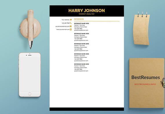 Resume template with a cover letter and references template! Get a great resume instantly! Resume idea, pretty resume, beautiful resume, personal resume, resume examples, perfect resume example, good resume, job resume, clean resume, best resume templates, resume samples, resume building, resume design template, creative resume ideas, resume template word, resume references, resume inspiration, professional resume template, downloadable resume templates, cv template, resume design layout, resume