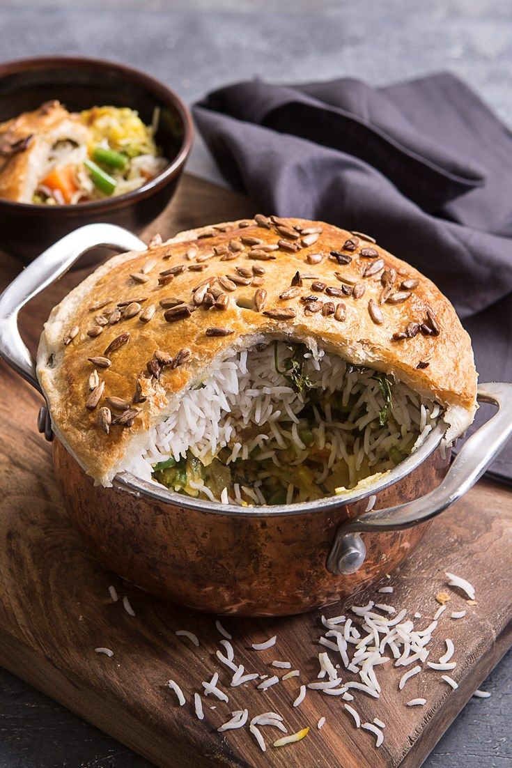 vegetable biryani pie recipe recipe biryani curry recipes recipes