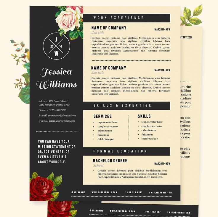 Here are 50 innovative, creative Word resume templates that can be customized with a variety of fonts, colors, and formatting changes.