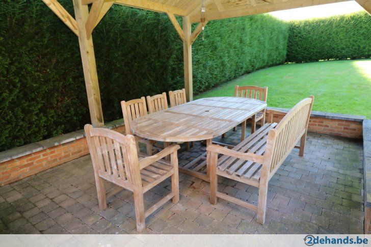 Hallo, Ik verkoop tuinmeubelen in teak Royal Arrow : - Een ...