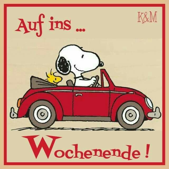 guten morgen snoopy wochenende