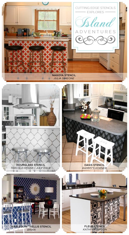 17 best Stenciled Kitchens images on Pinterest Cutting edge stencils