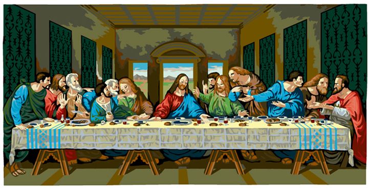 last supper 42 paint