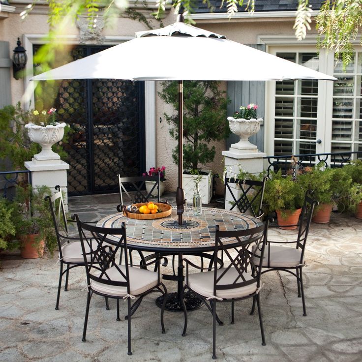 Patio Furniture Umbrella best 25+ patio set with umbrella ideas on pinterest | umbrella for Patio Furniture Umbrella best 25+ patio set with umbrella ideas on pinterest | umbrella for