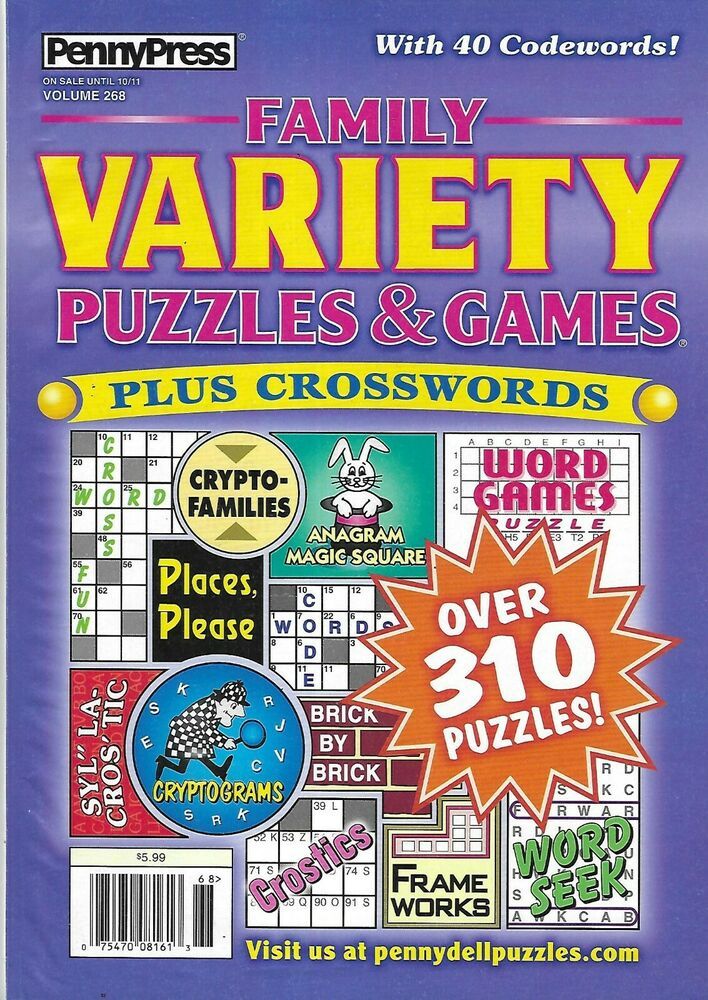 Penny Press Magazine Family Variety Puzzles and Games Anagram Penny Press Magazine Family Variety Puzzles and Games Anagram