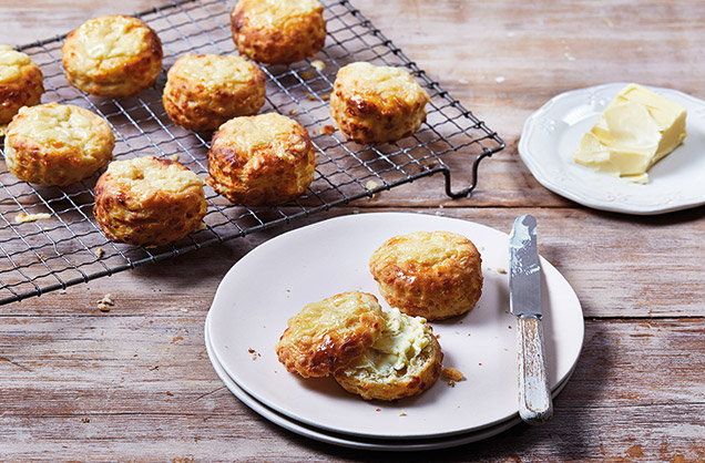 3 Ingredient Savoury Cheese Scones In 2020 Cheese Scones Tesco Real Food Scones