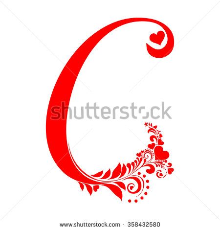 letter c isolated on white romantic letter of beautiful letter c isolated on white romantic letter of beautiful