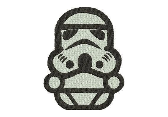 Stormtrooper Embroidery Design Stormtrooper Embroidery Design