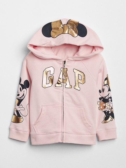 Buso Con Capota De Minnie Mouse 100% Original Gap Talla 2t. Buso Con Capota De Minnie Mouse 100% Original Gap Talla 2t.
