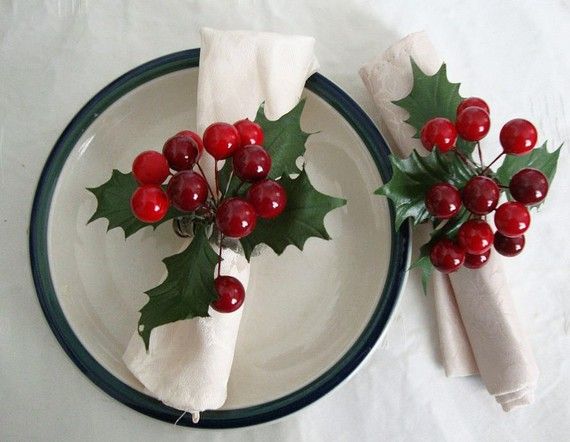 Christmas Table Napkin Rings Christmas Table Napkin Rings