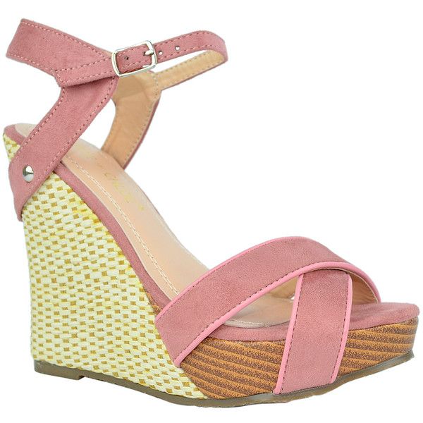 Mauve shop wedge sandals