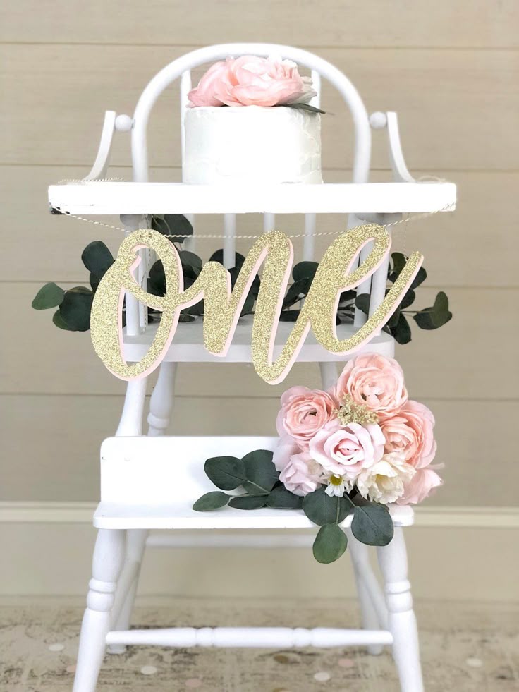 ONE High Chair Banner| Wild One Party| Glitter Gold ONE| Girl 1st Birthday| Party Decorations| ONE High Chair Banner| Wild One Party| Glitter Gold ONE| Girl 1st Birthday| Party Decorations|